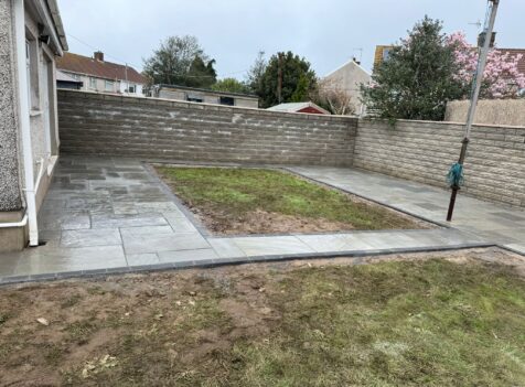 patio slabbing bridgend