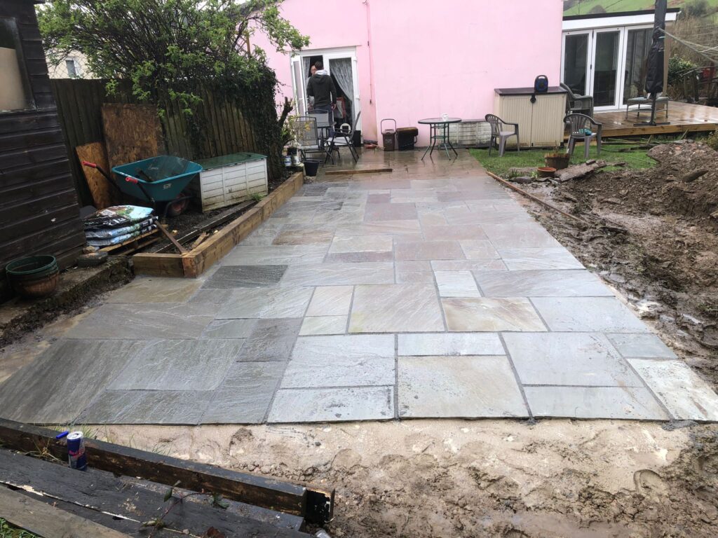 patio construction bridgend