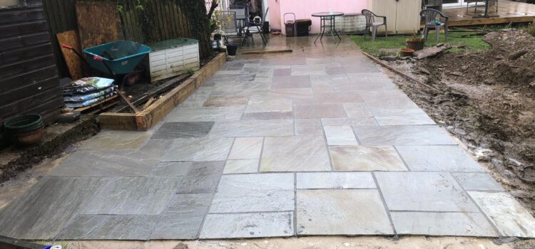 patio construction bridgend